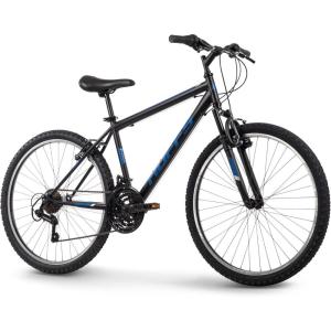 image:imageHuffy Stone Mountain Bike for Men and Women 202426 6Speed 20 or 21Speed Front or Dual Suspension Varies Multiple Colors Adjustable Saddle Shimano Equipped AllTerrain TiresMatte Black