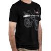 image:imageHuffy Dragster TShirt  Black Retro Bike Graphic Tee for Adults 6040 CottonPoly Blend TearAway Tag Interior Neck LabelDragster