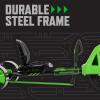 image:imageHuffy Green Machine Vortex 12V Battery Powered Ride On Ideal for Ages 8 Easy to Operate Adjustable Frame Endless Fun Balanced Spins and Wheelies 8 MPH Max Weight 150 Pounds16 Green Machine