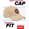 image:imageHuffy Hat  Vintage 196170s Logo Cotton Dad HatTrucker Hat Adjustable Buckle Snapback Closure One Size Fits MostKhaki