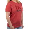 image:imageHuffy Retro Logo TShirt  Red Graphic Tee for Adults 6040 CottonPoly Blend Front Screenprint TearAway Tag Unisex FitRed