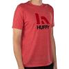 image:imageHuffy Retro Logo TShirt  Red Graphic Tee for Adults 6040 CottonPoly Blend Front Screenprint TearAway Tag Unisex FitRed