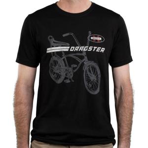 image:imageHuffy Dragster TShirt  Black Retro Bike Graphic Tee for Adults 6040 CottonPoly Blend TearAway Tag Interior Neck LabelDragster
