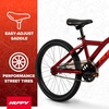 image:imageHuffy Schema BMXStyle Bike 20 Wheels Steel Frame Single Speed Front Caliper amp Rear Coaster Brake Freestyle Pegs Crossbar Pad Kids amp Teen Trick Bike for Street Park amp Neighborhood Riding