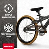 image:imageHuffy Spectre BMXStyle Bike 20 Inch Wheels Steel Frame Single Speed Drivetrain Dual Caliper Brakes Front Freestyle Pegs BMX Handlebars for Kids amp Teens