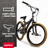 image:imageHuffy Spectre BMXStyle Bike 20 Inch Wheels Steel Frame Single Speed Drivetrain Dual Caliper Brakes Front Freestyle Pegs BMX Handlebars for Kids amp Teens