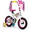 image:imageHuffy Disney Minnie Mouse Kids Bike 12 Inch Wheels Single Speed Coaster Brake Training Wheels Minnie Light Up Plaque Streamers Girls Bike for Beginner Riders