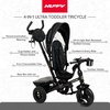 image:imageHuffy Malm Luxe 4in1 Canopy Trike with Push Handle Cup Holder amp Rear Storage RedBlack