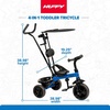 image:imageHuffy Malm Luxe 4in1 Canopy Trike with Push Handle Cup Holder amp Rear Storage RedBlue