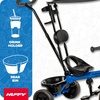image:imageHuffy Malm Luxe 4in1 Canopy Trike with Push Handle Cup Holder amp Rear Storage RedBlue