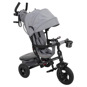 image:imageHuffy Malm Luxe 4in1 Canopy Trike with Push Handle Cup Holder amp Rear Storage RedGray