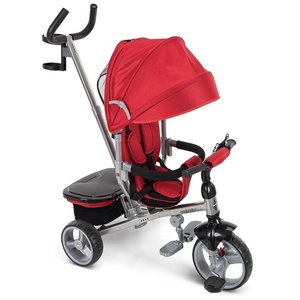 image:imageHuffy Malm Luxe 4in1 Canopy Trike with Push Handle Cup Holder amp Rear Storage RedRed