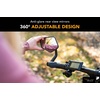 image:imageBuzz Bike Rearview Mirror Set for eBike Handlebars Adjustable BarEnd Bike Mirrors with 360 Rotation Easy Install Safety Mirrors for Commuting and Road Riding Black