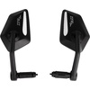 image:imageBuzz Bike Rearview Mirror Set for eBike Handlebars Adjustable BarEnd Bike Mirrors with 360 Rotation Easy Install Safety Mirrors for Commuting and Road Riding Black