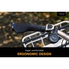 image:imageBuzz LockOn Bike Handlebar Grips for eBikes 130mm Comfort Rubber Grips with Dual Lock Rings Easy Install Handlebar Grips with End Plugs and Tool Included Black