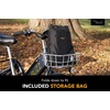 image:imageBuzz Oversize eBike Cover for Electric Bikes with Racks or Baskets Waterproof Ripstop Nylon Outdoor Bike Cover with Lock Grommets and Storage Bag Weather Protection for Buzz eBikes Black