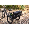 image:imageBuzz Rear Rack Cargo Carrier for eBike Rack Waterproof Foldable Bike Cargo Bag with Reflective Panels Collapsible Rear Rack Storage Carrier for Commuting Groceries and Gear Black
