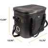 image:imageBuzz Rear Rack Cooler for eBike Rack Large Waterproof Insulated Bike Cooler Bag with Bottle Opener Rear Rack Storage for Drinks Snacks and Camping Gear Black