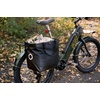image:imageBuzz Rear Rack Storage Bin for eBike Rack Foldable Bike Cargo Bin with Waterproof Cover and Reflective Panels Collapsible Rear Rack Basket for Groceries Bags and Gear Black