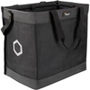 image:imageBuzz Rear Rack Storage Bin for eBike Rack Foldable Bike Cargo Bin with Waterproof Cover and Reflective Panels Collapsible Rear Rack Basket for Groceries Bags and Gear Black