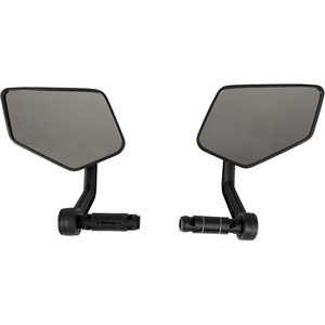 image:imageBuzz Bike Rearview Mirror Set for eBike Handlebars Adjustable BarEnd Bike Mirrors with 360 Rotation Easy Install Safety Mirrors for Commuting and Road Riding Black