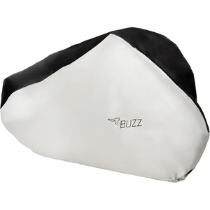 image:imageBuzz Oversize eBike Cover for Electric Bikes with Racks or Baskets Waterproof Ripstop Nylon Outdoor Bike Cover with Lock Grommets and Storage Bag Weather Protection for Buzz eBikes Black
