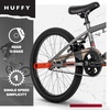 image:imageHuffy Revolt Freestyle BMX Bike 20 Inch Wheels Steel Frame 360 Rotor Detangler Front amp Rear Brakes 4 Freestyle Pegs SingleSpeed Trick Bike for Kids Teens and Beginner Park amp Street Riders