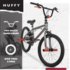 image:imageHuffy Revolt Freestyle BMX Bike 20 Inch Wheels Steel Frame 360 Rotor Detangler Front amp Rear Brakes 4 Freestyle Pegs SingleSpeed Trick Bike for Kids Teens and Beginner Park amp Street Riders