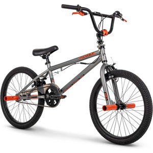 image:imageHuffy Revolt Freestyle BMX Bike 20 Inch Wheels Steel Frame 360 Rotor Detangler Front amp Rear Brakes 4 Freestyle Pegs SingleSpeed Trick Bike for Kids Teens and Beginner Park amp Street Riders