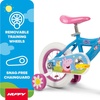 image:imageHuffy 12 Peppa Pig Kids Bike with Front Basket Stickers and Bell