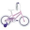 image:imageHuffy 16 Girls Bike with Training Wheels Pink Frame with Butterfly Graphics amp 12 Boys BMX Bike for Kids Blue
