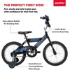 image:imageHuffy Marvel and Disney Bikes for Boys 1216 Ideas for Ages 36 Years Old Removeable Training Wheels Included Multiple Color Options Available Adjustable Seat