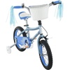 image:imageHuffy Zazzle Girls Bike for Kids with Training Wheels Streamers and BasketLight Blue