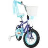 image:imageHuffy Zazzle Girls Bike for Kids with Training Wheels Streamers and BasketPurple