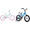 image:imageHuffy Illuminate 20 Girls Bike with Kickstand Light Blue amp Royalbaby Kids Bike Boys Girls Freestyle BMX Bicycle with Training Wheels Kickstand Gifts for Children Bikes 16 Inch Blue