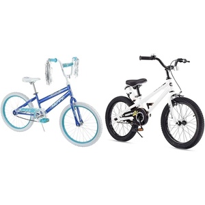 image:imageHuffy 20 Girls Bike with Butterfly Graphics Bundle with Royalbaby 18 Wheels Kids Bicycle
