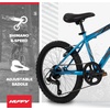 image:imageHuffy Stone Mountain Bike 202426 for MenWomenGirlsBoysMetallic Cyan