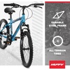 image:imageHuffy Stone Mountain Bike 202426 for MenWomenGirlsBoysMetallic Cyan