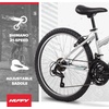 image:imageHuffy Stone Mountain Bike 202426 for MenWomenGirlsBoysMetallic Nickel